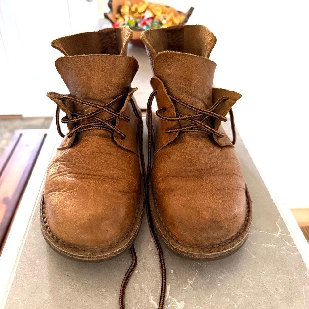 Women's Trippen Leather Ankle Boots - Picture 8 of 11